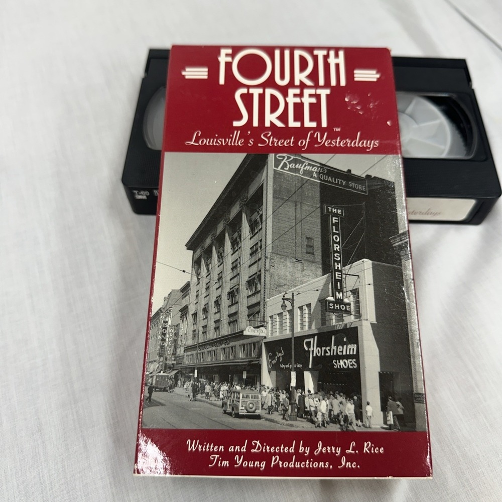 Vintage Fourth 4th St. Louisville's Street of Yesterday Rice 1995‎ VCR/VHS Tape